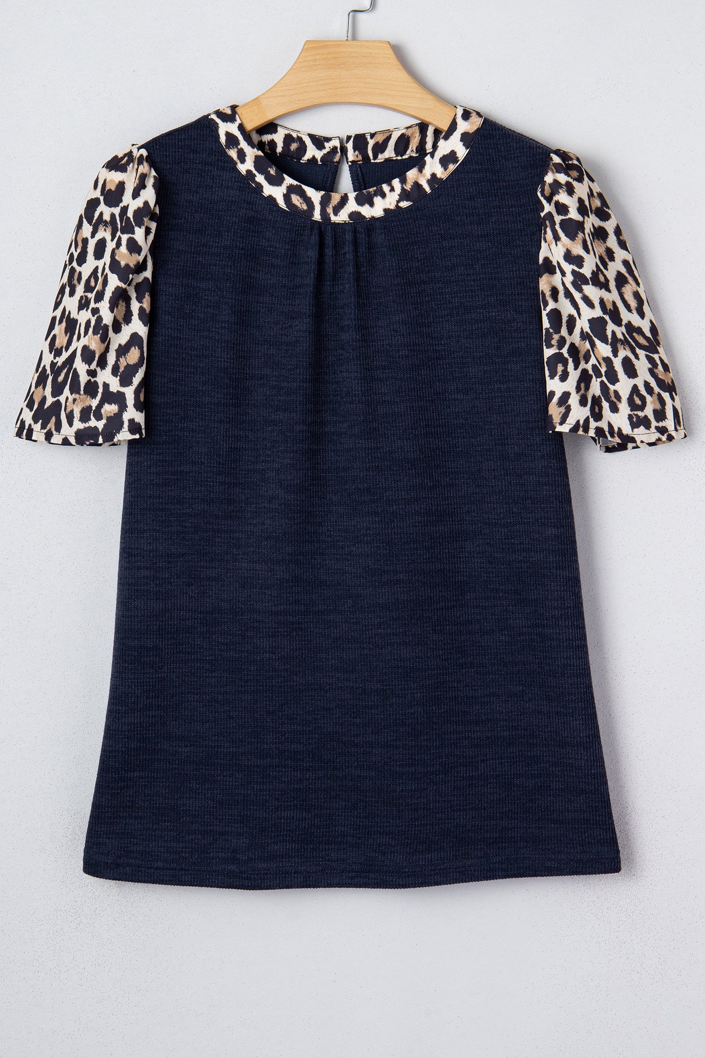 Threaded Pear Ayra Patchwork Short Sleeve Top
