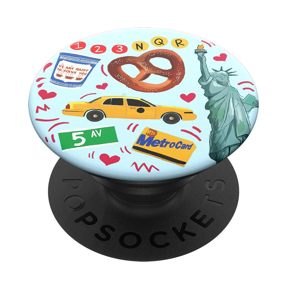 Popsockets Popgrip - Expanding Stand and Grip with Swappable Top - New York