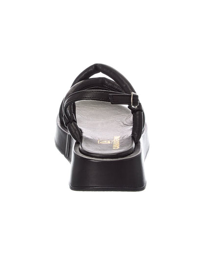 1 Black leather-