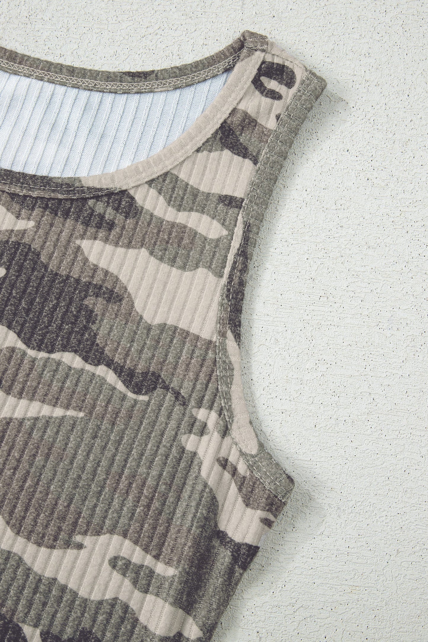 Threaded Pear Wrenley Ribbed Knit Tank Top