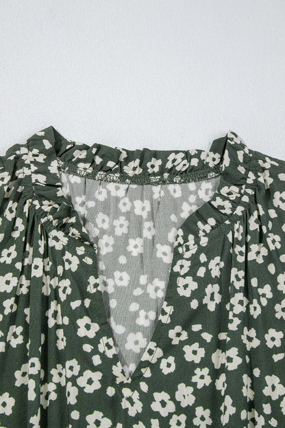 Threaded Pear Hazel Print Tunic Sleeveless Dress