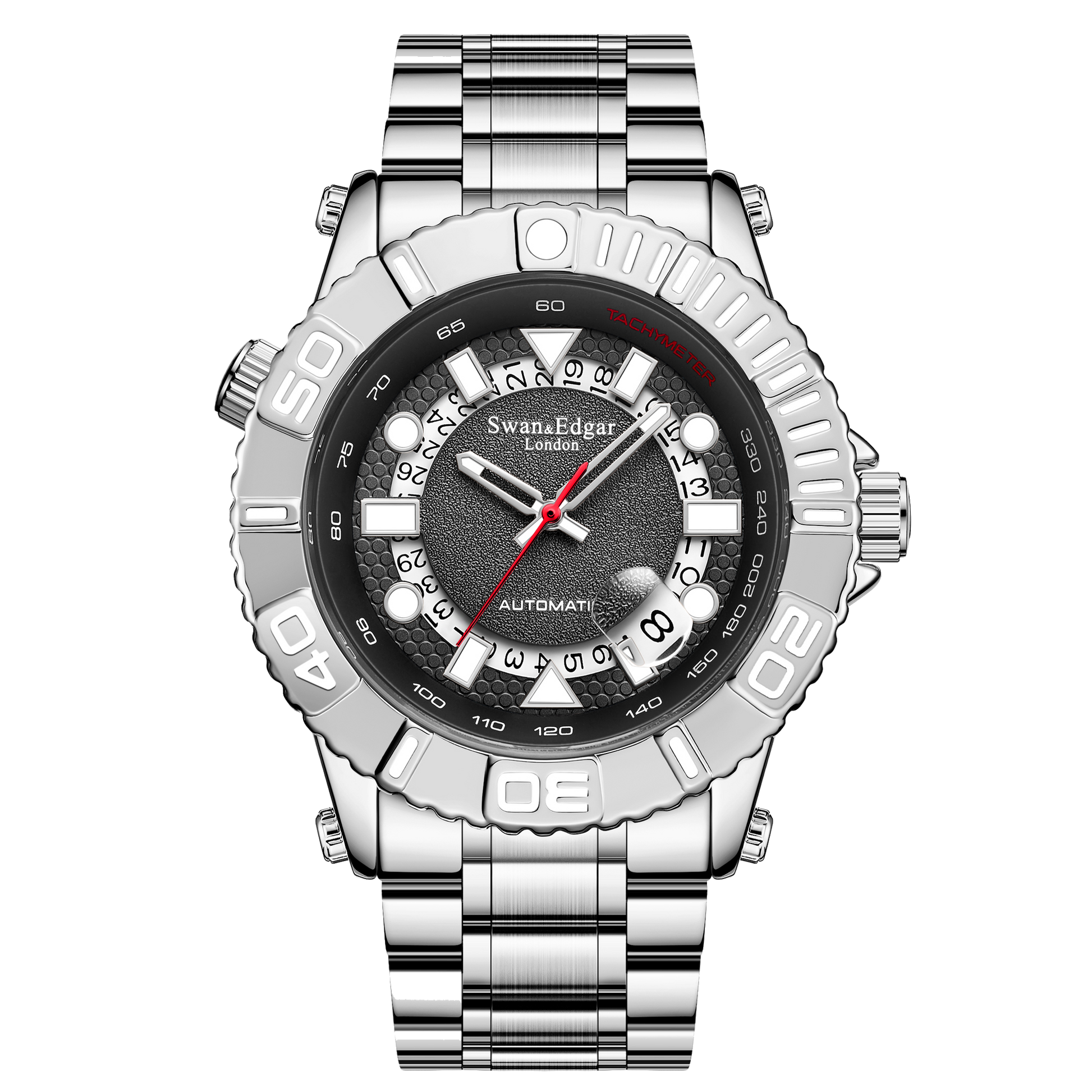 Black/Silver-