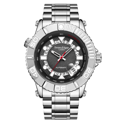 Black/Silver-