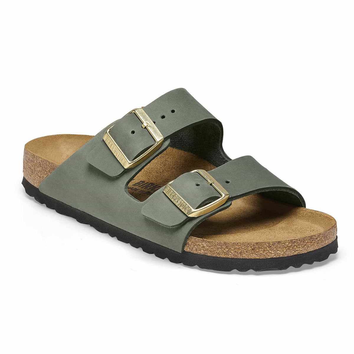 Birkenstock Unisex Arizona Nubuk Leather Thyme