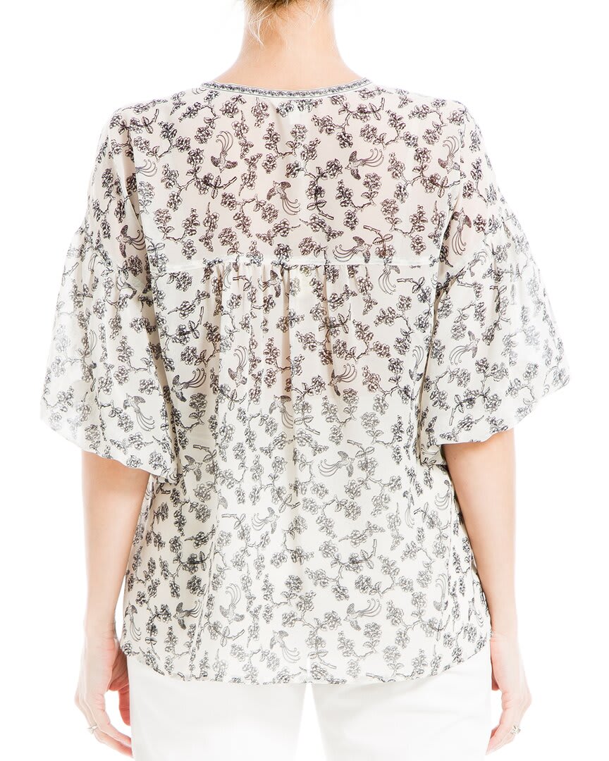 CREAM/BLACK CHINOISERIE FLORAL-