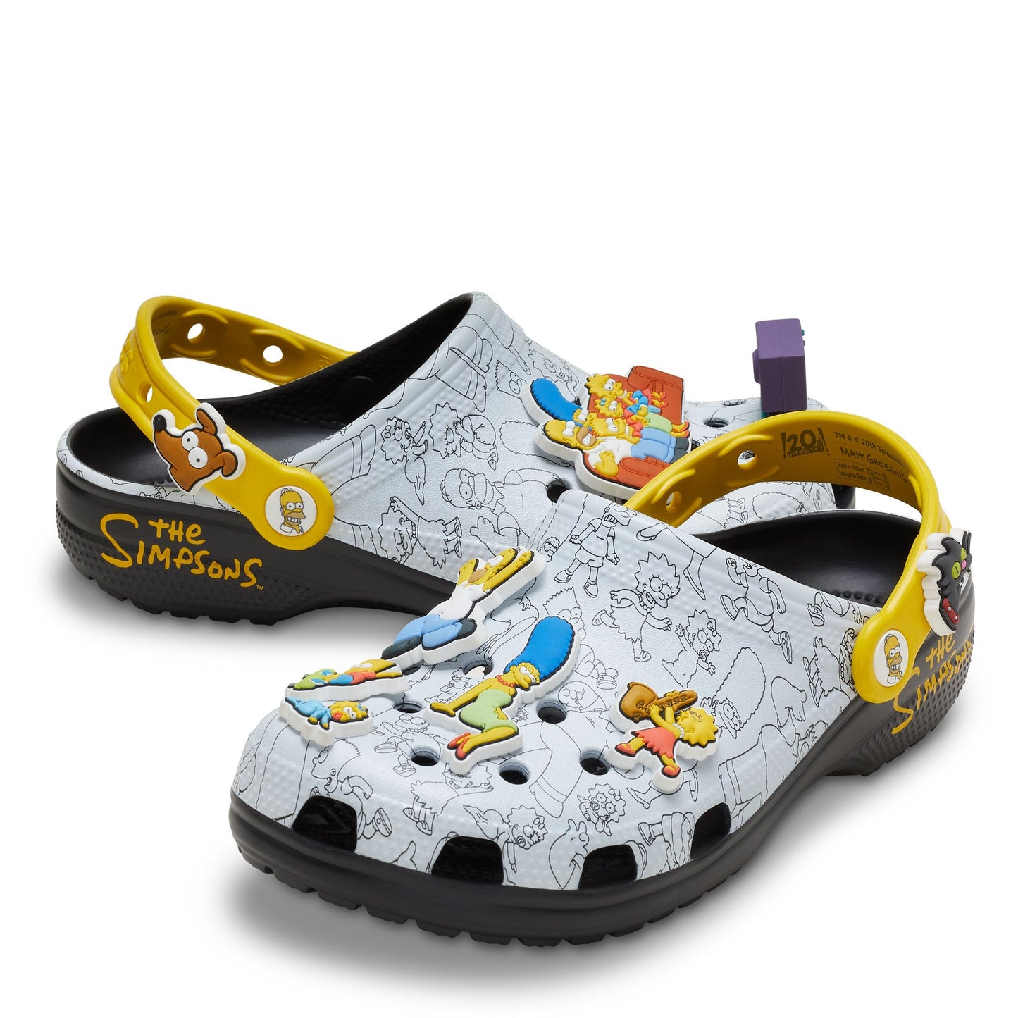 Men's Crocs Classic Clog 'The Simpsons Intro Sequence'