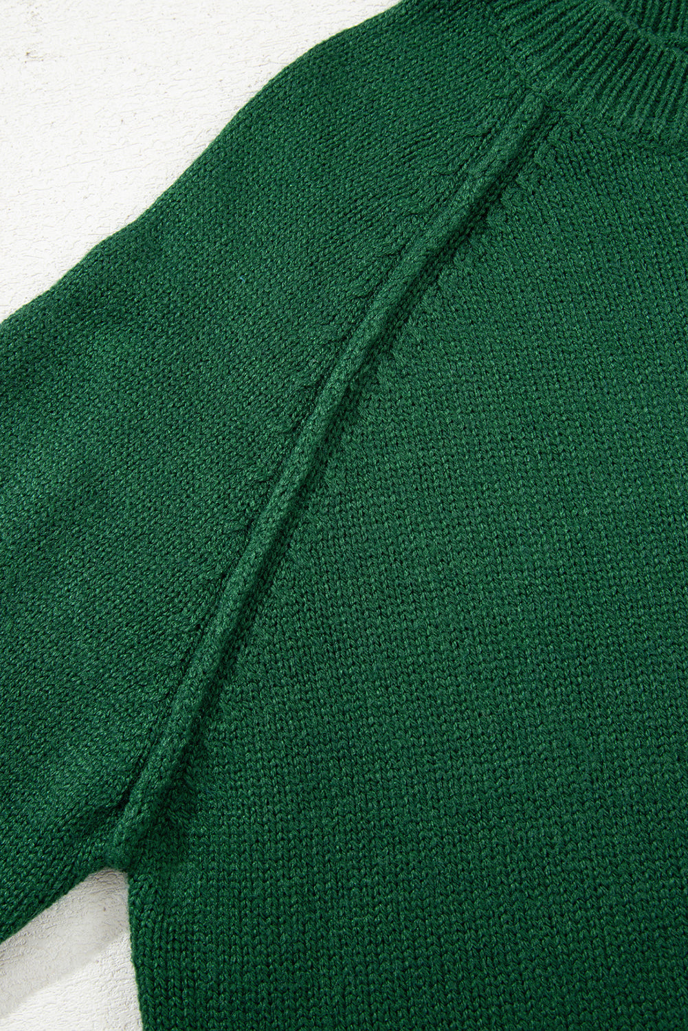 Threaded Pear Eleanor Evergreen Raglan Sleeve Sweater
