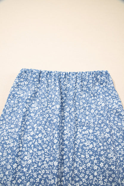 Threaded Pear Emilee High Waist Long Skirt