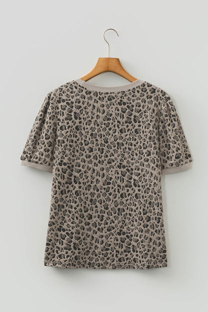 Threaded Pear Zoya Print Short Sleeve Top