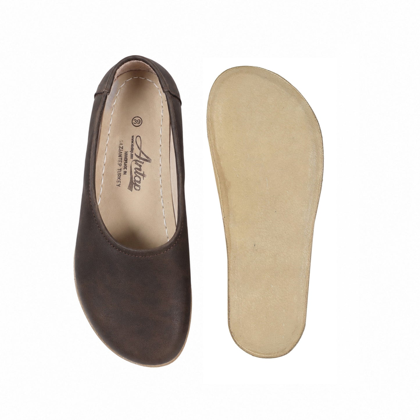 Dark brown-