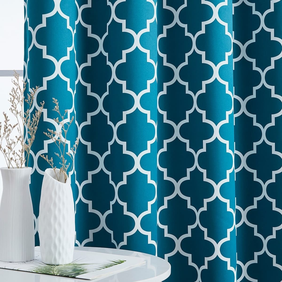 Dark Teal Blue-
