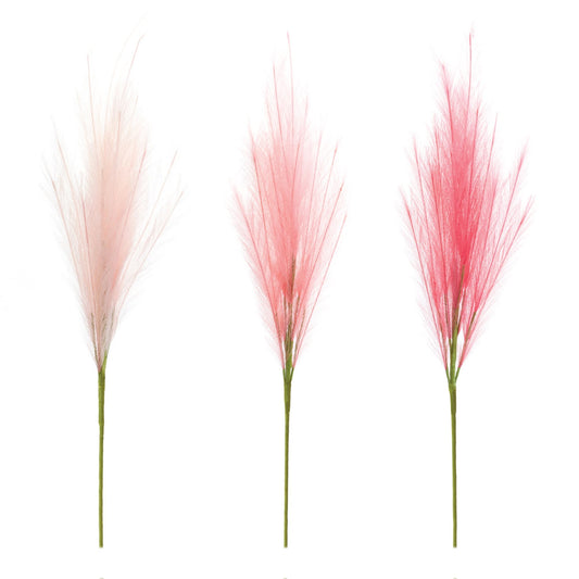Melrose International Assorted Pink Plume Spray (Set of 3)