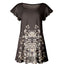 Brown Floral Border