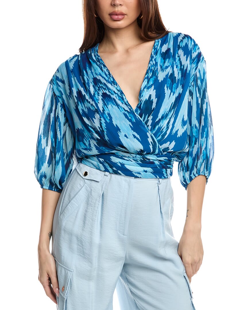 LAGUNA BLUE TAZA IKAT PRINT-