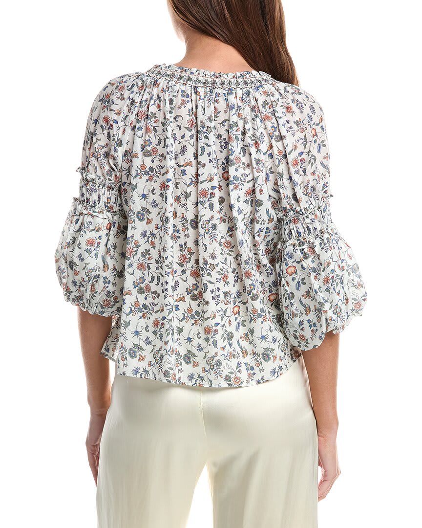 ECRU/LAVA AZALEA CHINTZ-