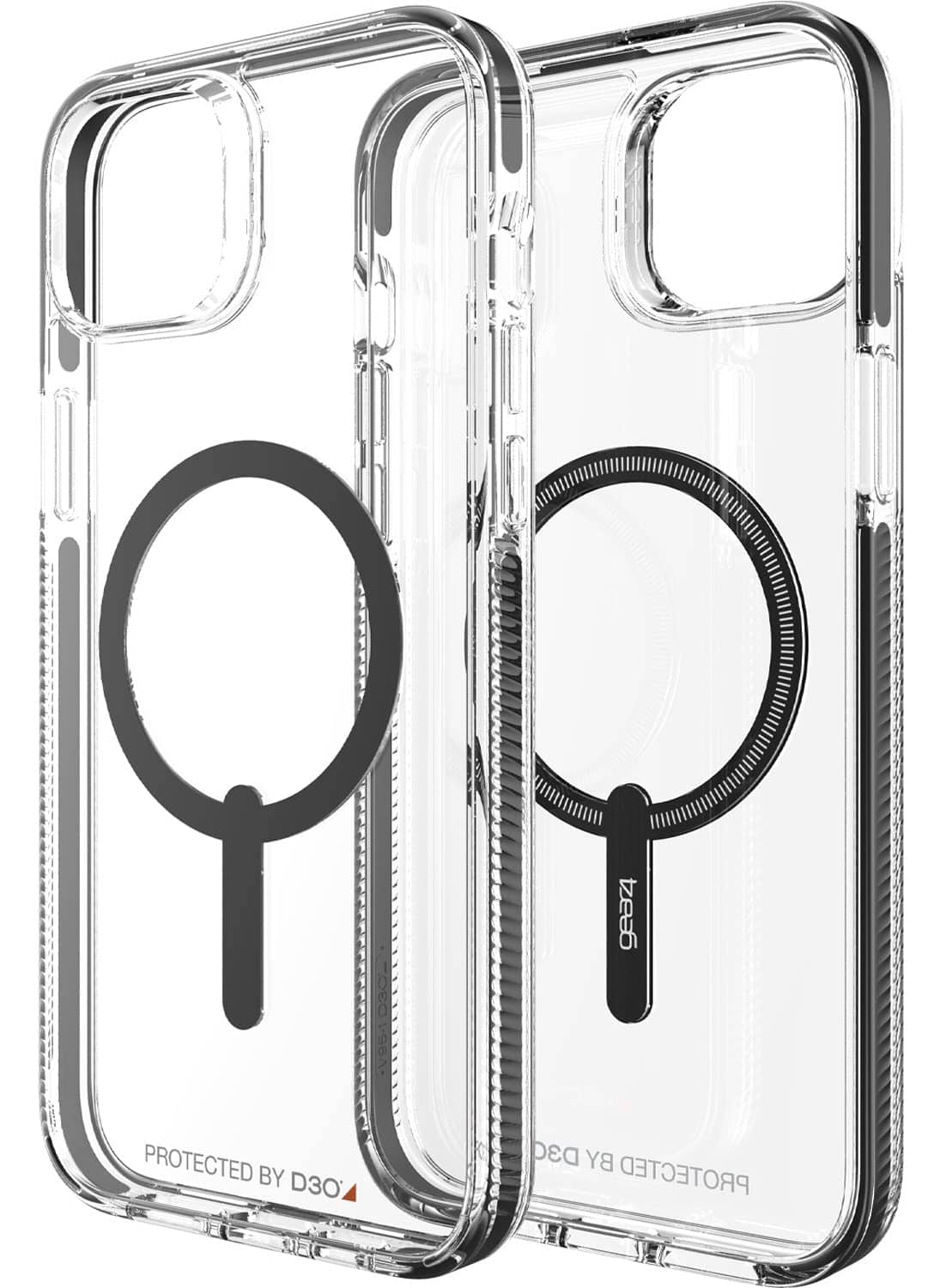 Zagg Gear4 Santa Cruz Snap Case for Apple Iphone 14 Plus, D30 Drop Protection up to (13ft│4m), Wireless Charging Compatible, Reinforced Top, Bottom & Edges - Clear