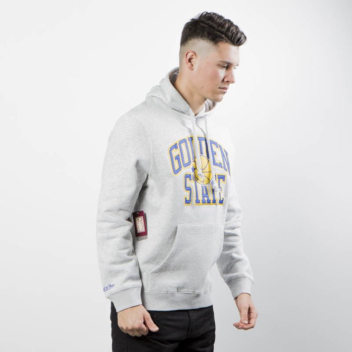 Men's Mitchell & Ness NBA Golden State Warriors Playoff Win Hoody