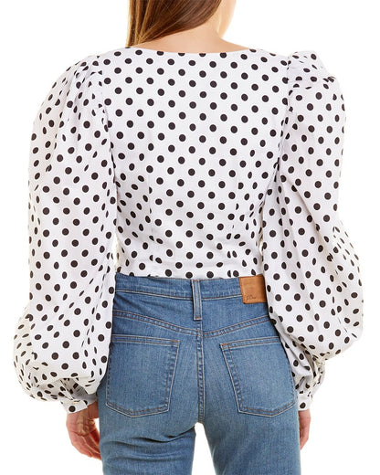 WBPK1-WHITE BLACK POLKA DOT-