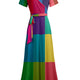 Multicolor Block Wrap