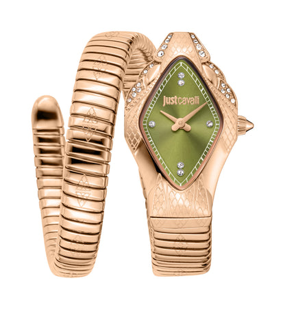 Just Cavalli Women's Snake 316L Stainless Steel Watch JC1L306M0055