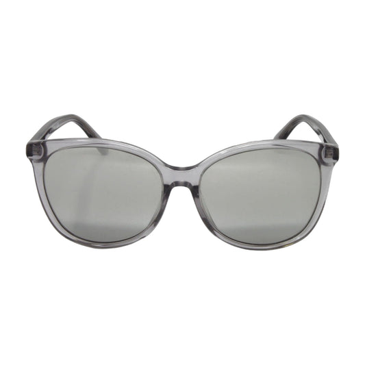 Coach Transparent Gray Round Sunglasses