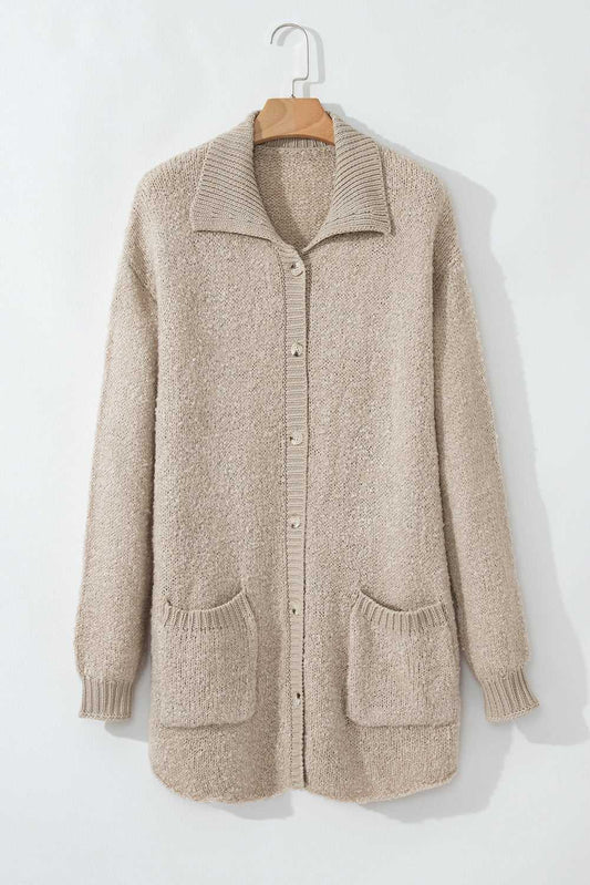 Threaded Pear Ada Button Up Pocket Cardigan