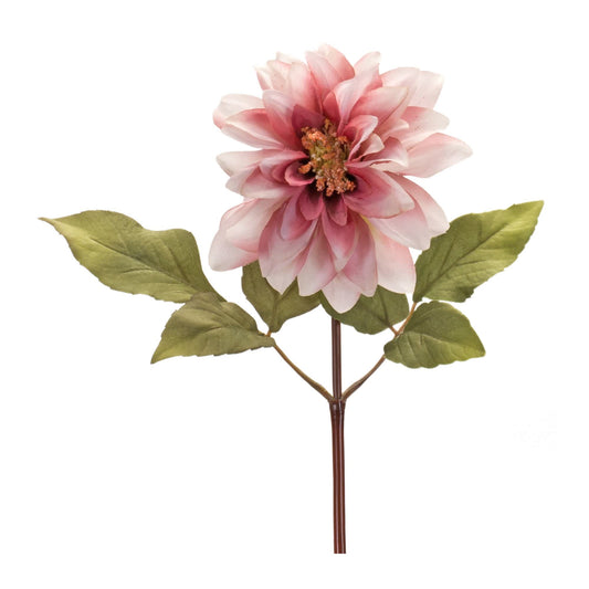 Melrose International Blush Pink Dahlia Flower Stem (Set of 6)