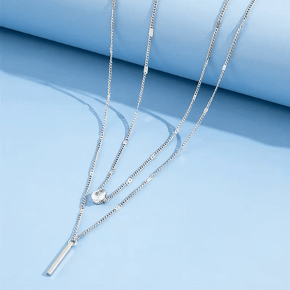 Clear / Silver-