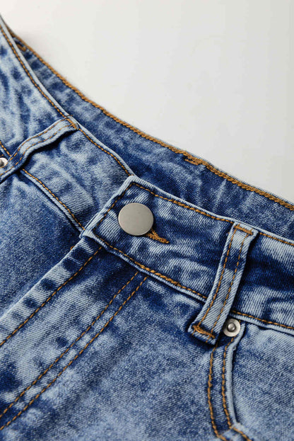 Aria Straight High Waist Jeans - Myosotis / 12