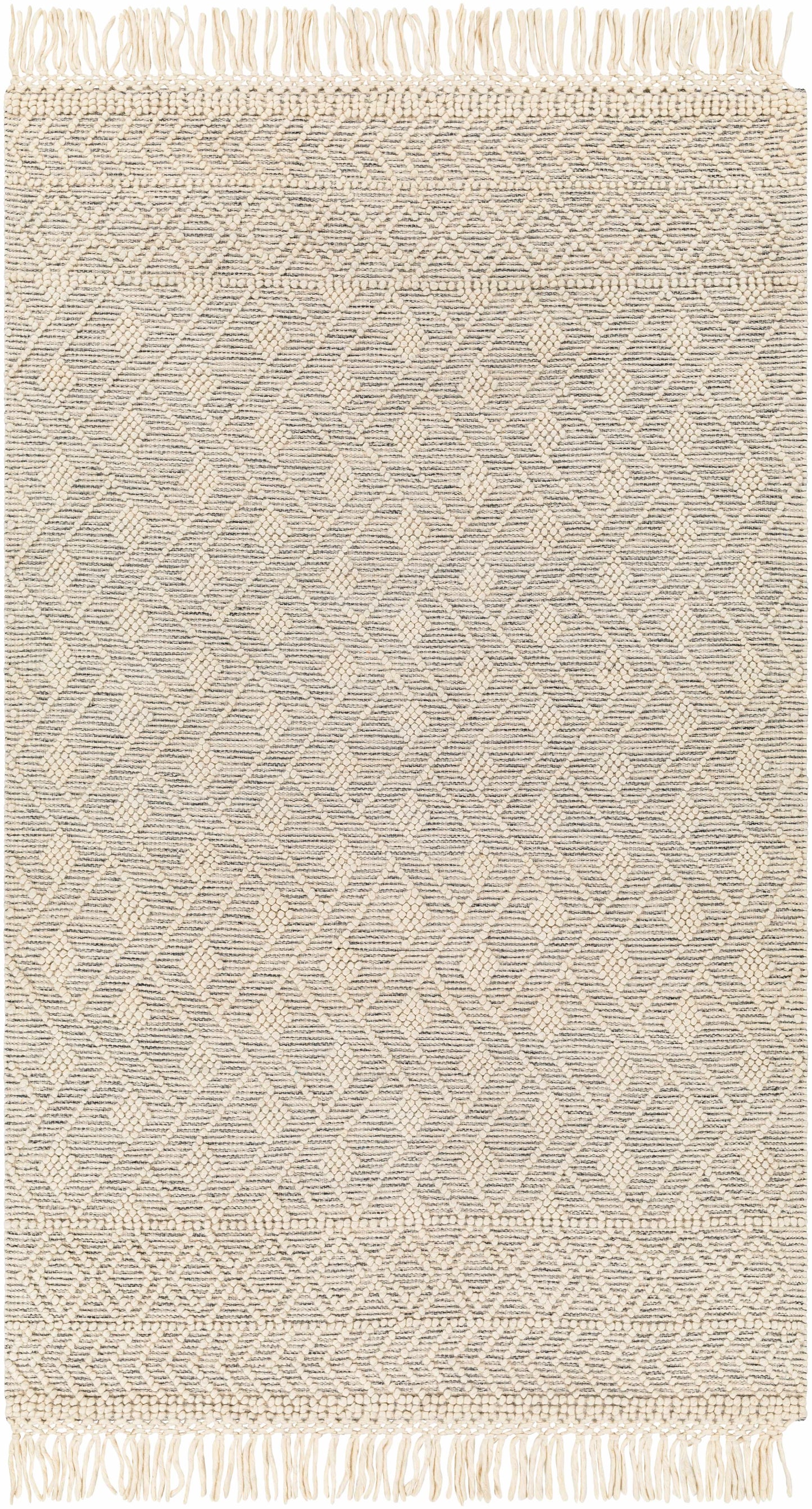 Erica Wool Rug with Tassels - Clearance