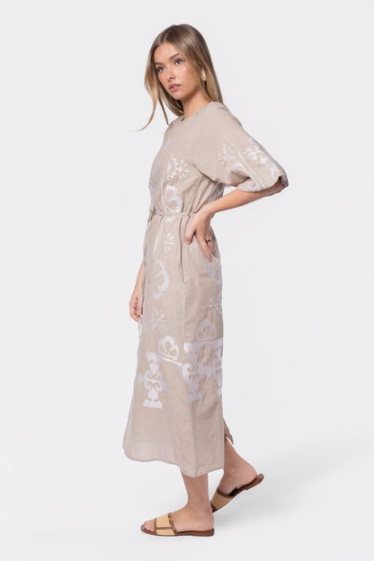 Erica Dress (Beige)