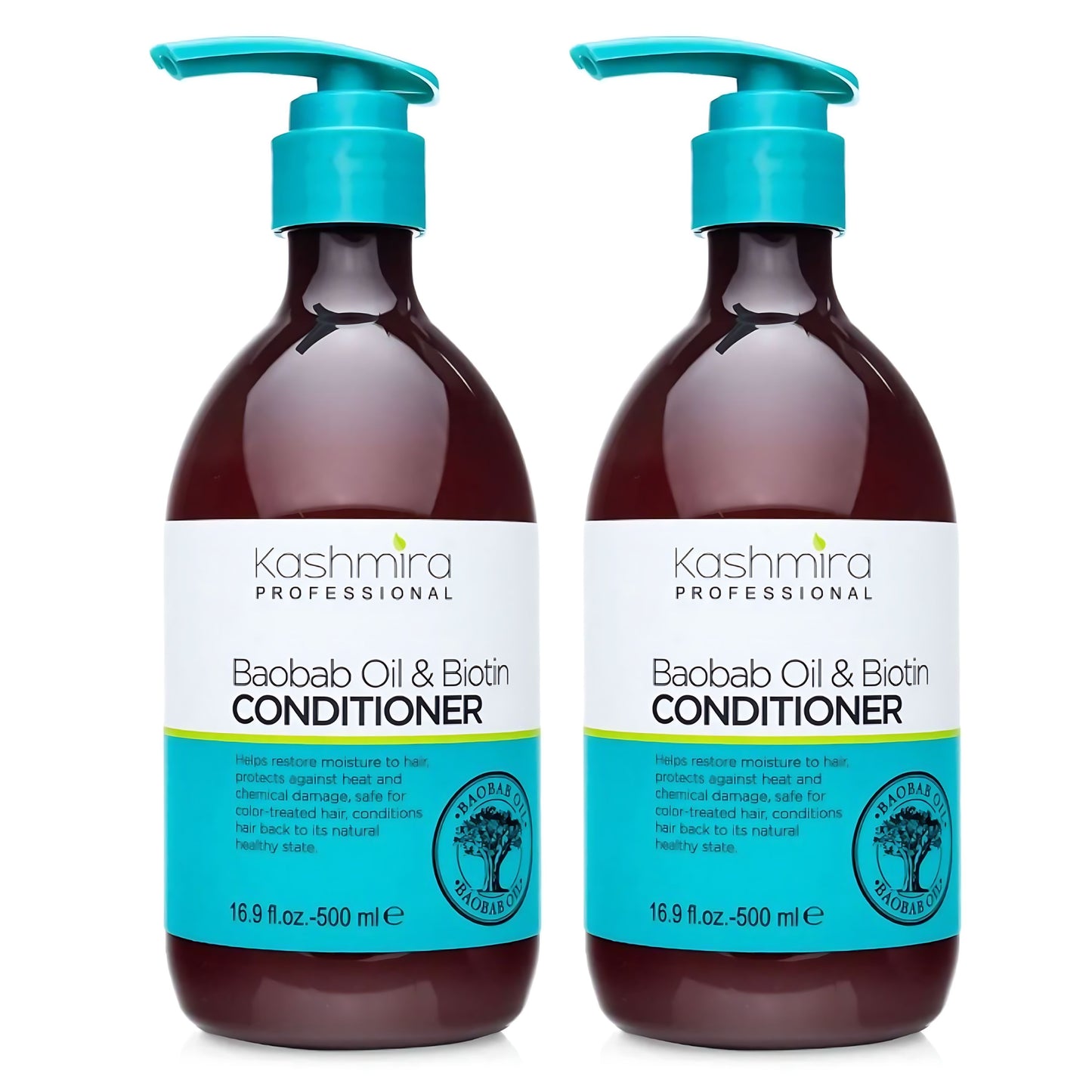 Kashmira Professional Baobab Oil & Biotin Professional Smoothing Conditioner - 2-Pack