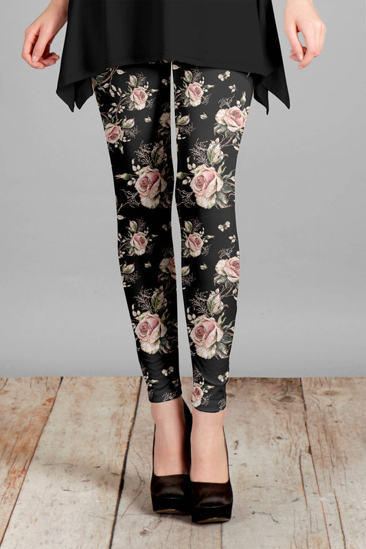 Black and Pink Floral-