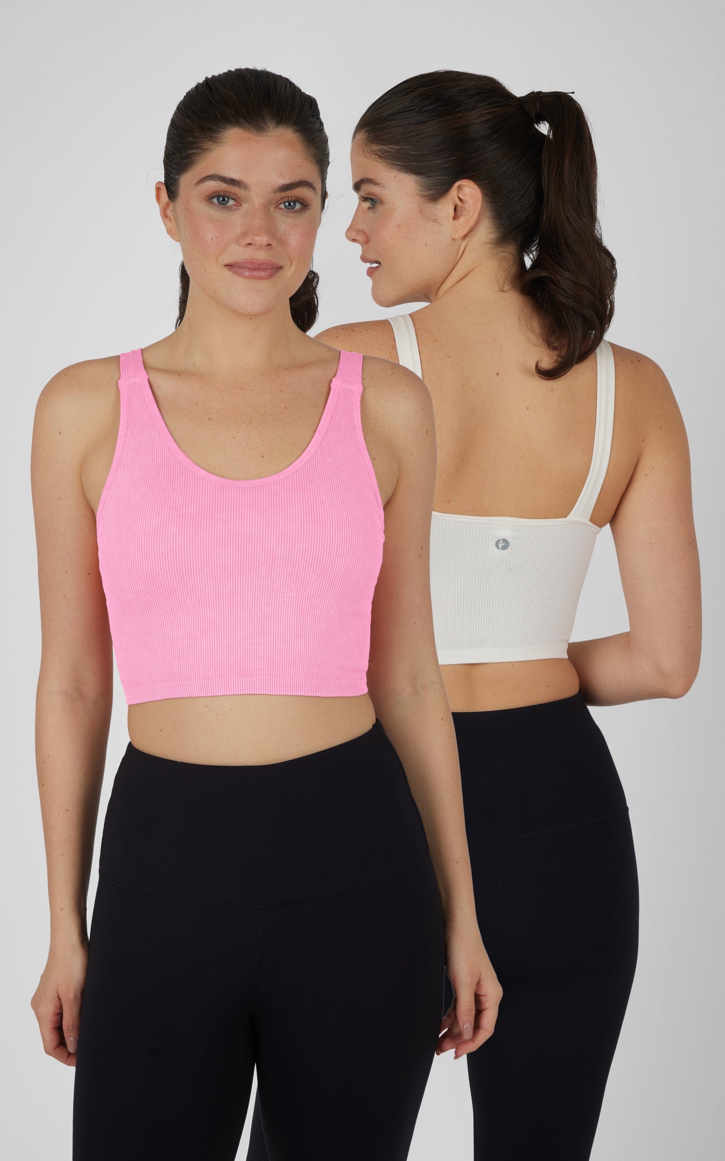 Stonewash 2 PK Scoop Neck Bralette Tank