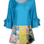 Blue & Yellow Floral Patchwork