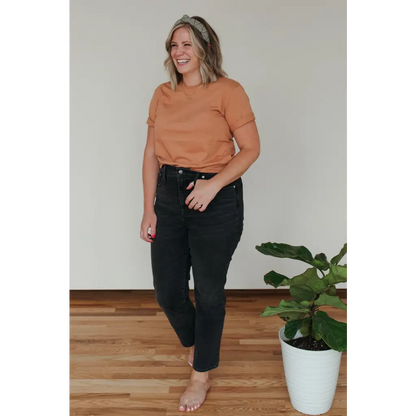 Organic Cotton Everyday T-Shirt in Toasted Nut