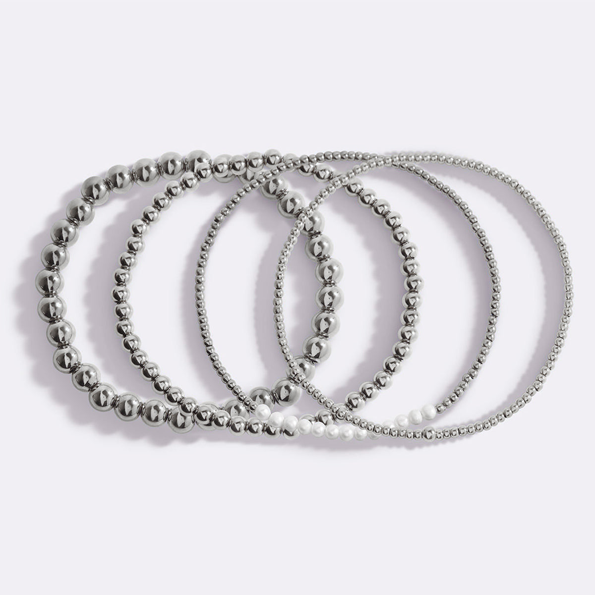 Mint & Lily Everyday Pearl Bracelet Stacking Set