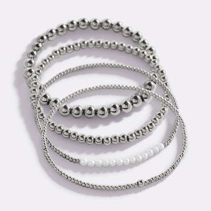 Mint & Lily Everyday Pearl Bracelet Stacking Set