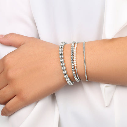 Mint & Lily Everyday Pearl Bracelet Stacking Set
