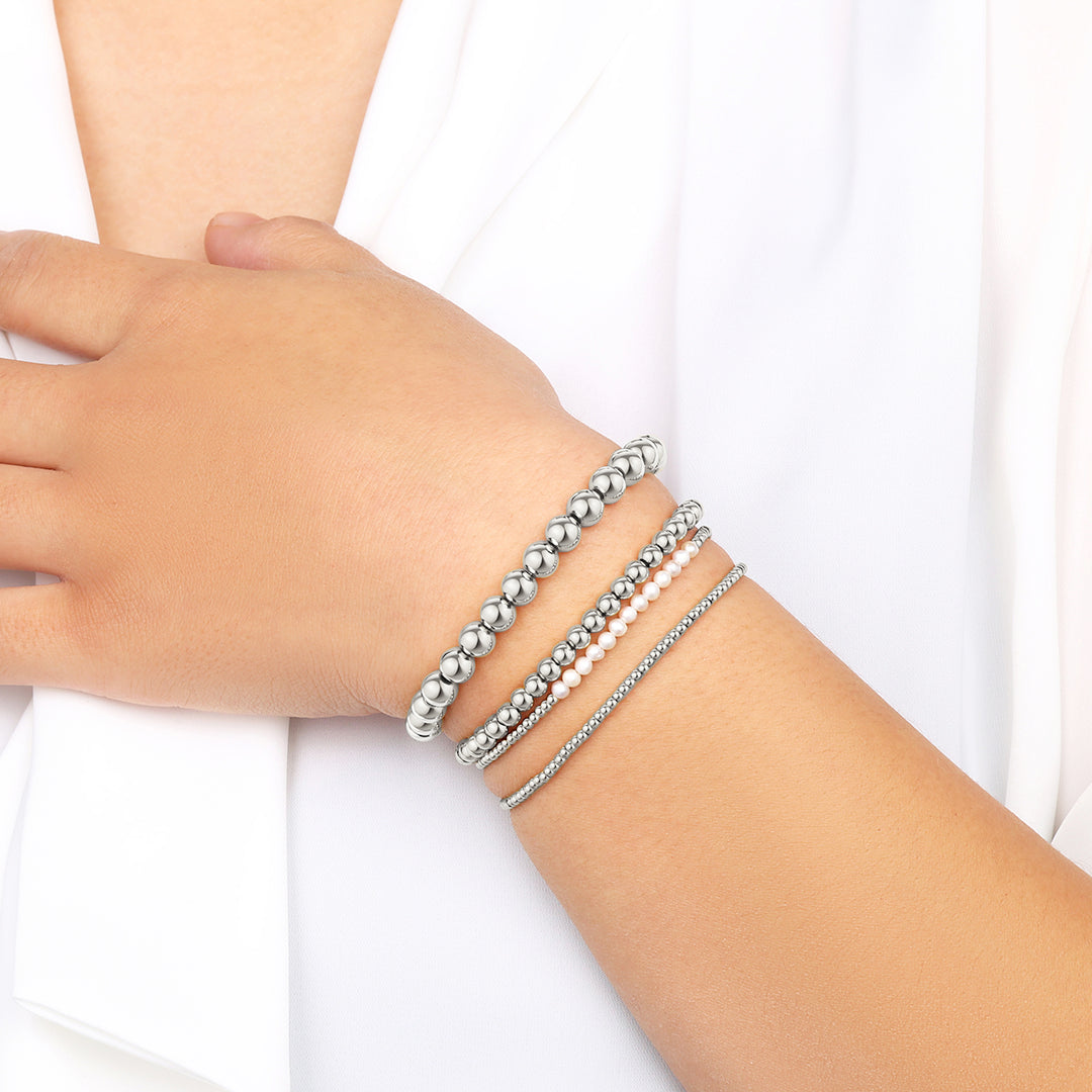 Mint & Lily Everyday Pearl Bracelet Stacking Set