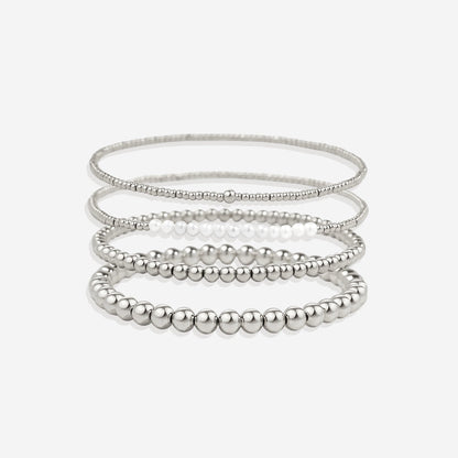 Mint & Lily Everyday Pearl Bracelet Stacking Set