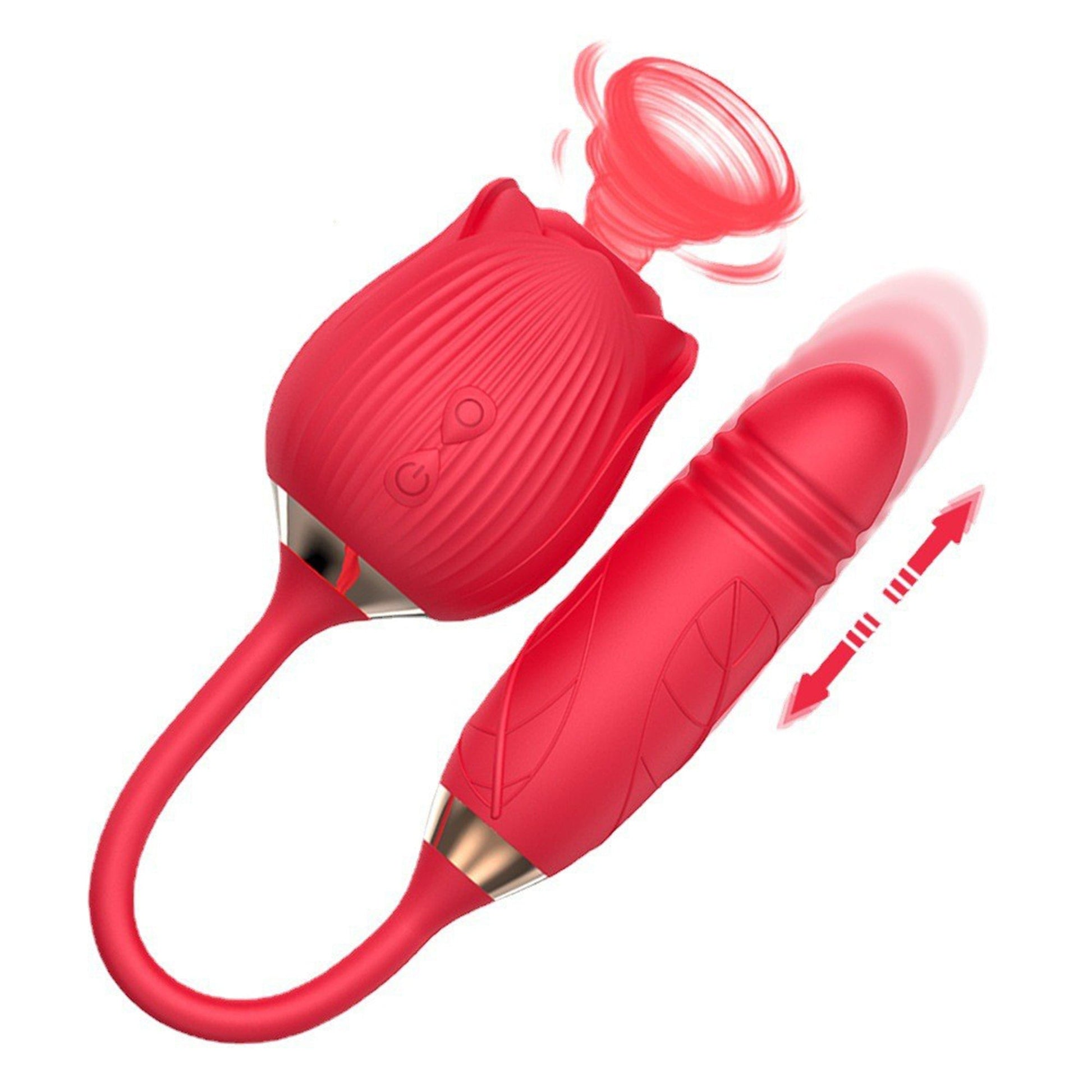 Blissed 2-in-1 Rose Clitoral Suction & Vibrator Dual Stimulation, Ai Zulily Blissed 2-in-1 Rose Clitoral Suction & Vibrator Dual Stimulation, Ai Zulily