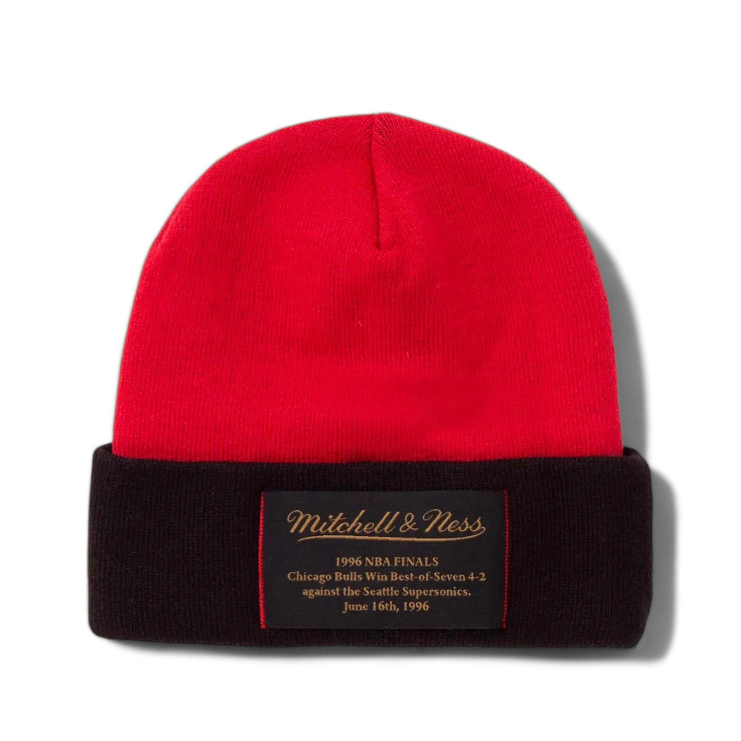 Mitchell & Ness Men's NBA 1996 Finals Beanie Hwc 1996 Finals Red