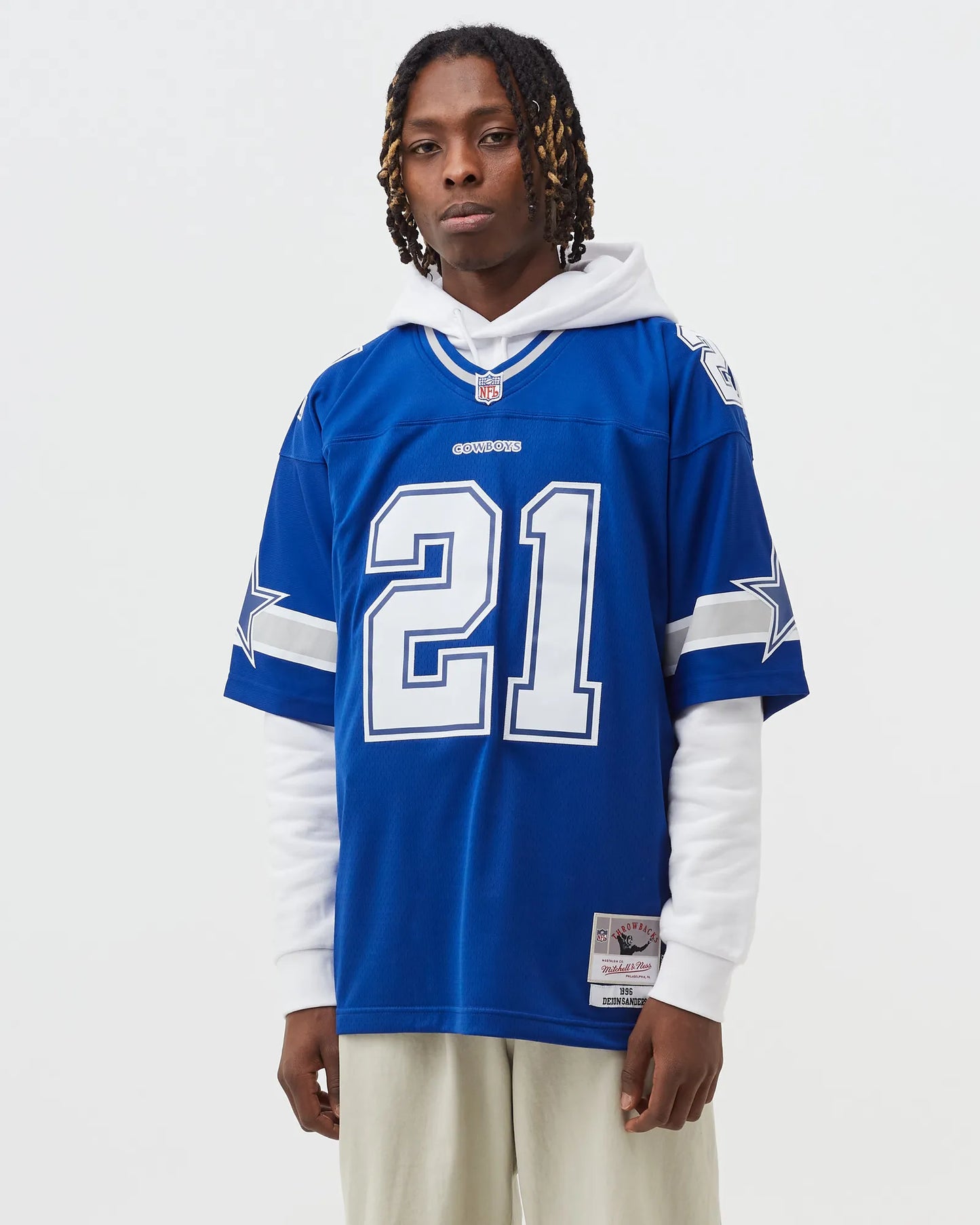 Mitchell & Ness Men's NFL Dark Jersey Cowboys 1996 Deion Sanders