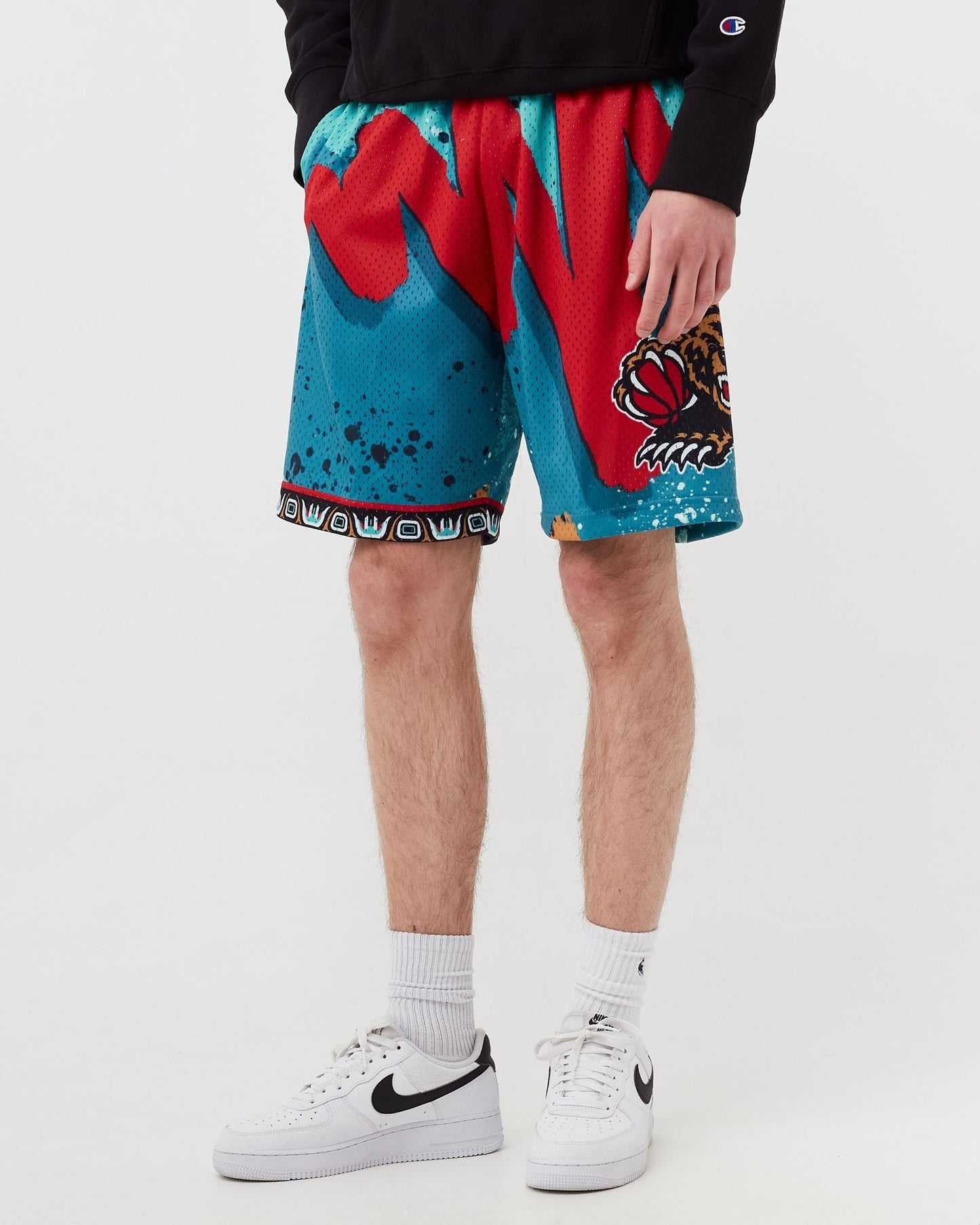 Mitchell & Ness Men's NBA Hyper Hoops Swingman Shorts - Vancouver Grizzlies 1998