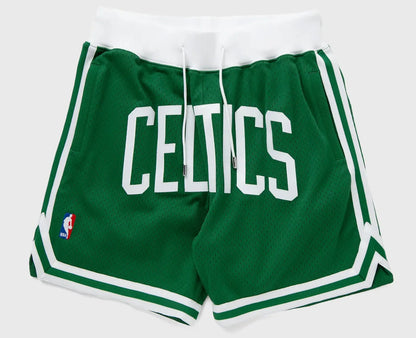 Mitchell & Ness Men's NBA Just Don 7In Shorts Celtics