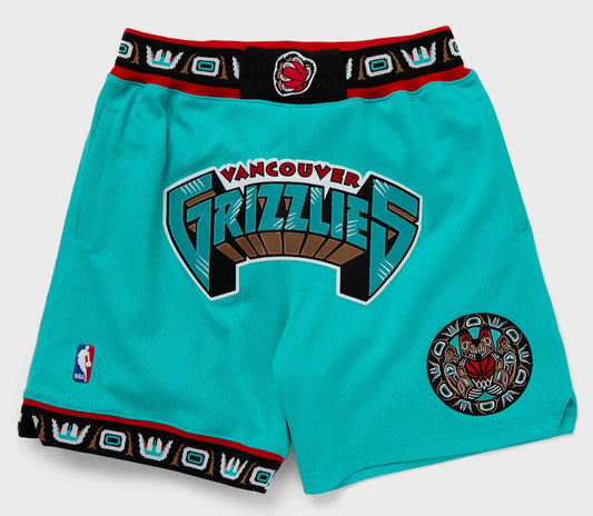 Mitchell & Ness Men's NBA Just Don 7In Shorts Grizzlies