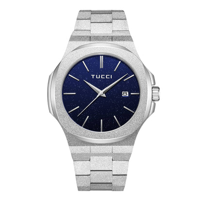 Silver Tone Black-