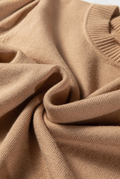 Threaded Pear Jasmine Short Puff Sleeve Sweater