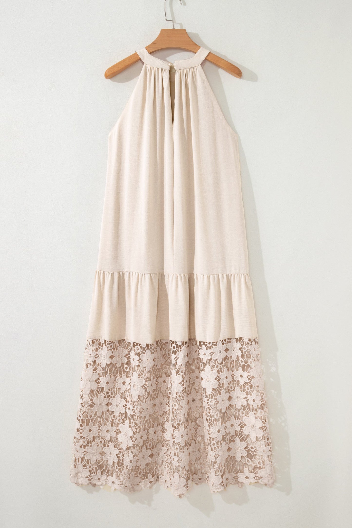 Threaded Pear Ensley Loose Halter Summer Dress
